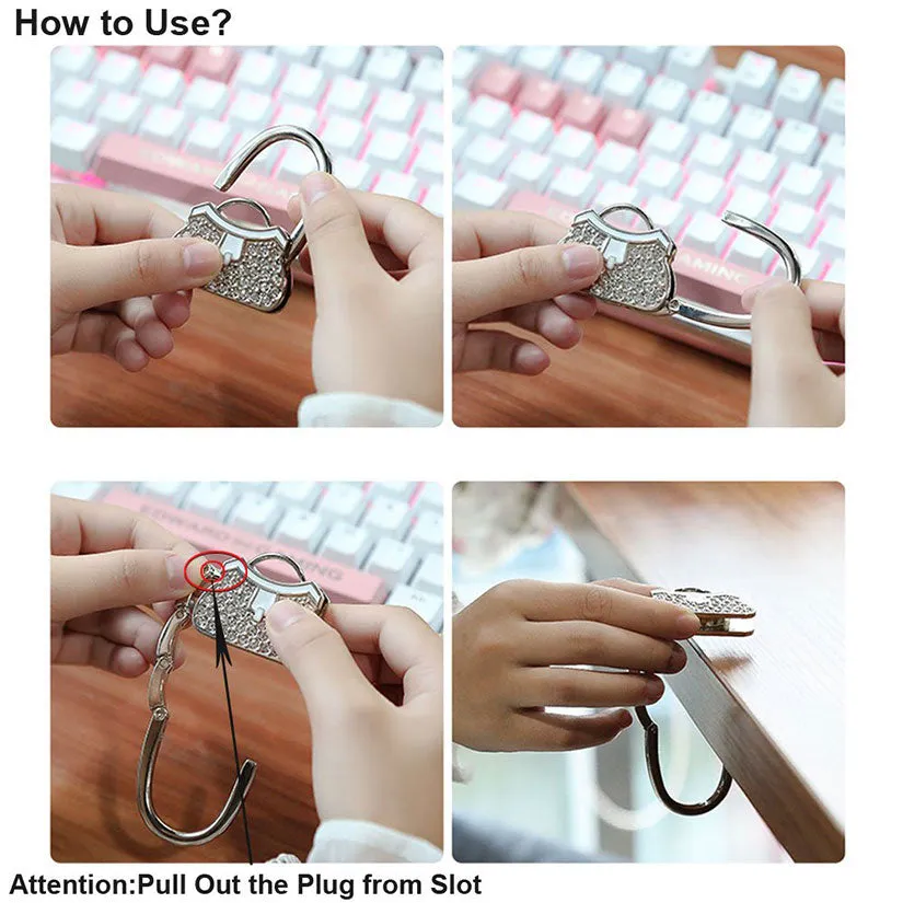 ΔΣΘ Collapsible Purse Hook/Hanger