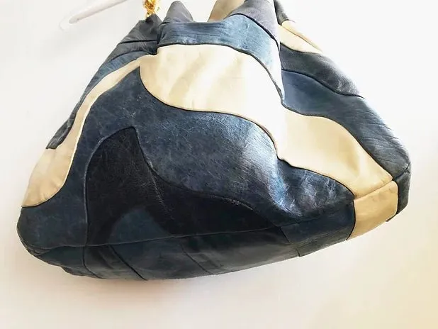 2000s miu miu WAVE MULTI COLOUR DIAMOND SHOULDER Hobo BAG