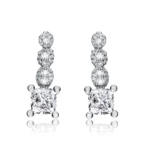 Audrey  Square Stud Last Pair