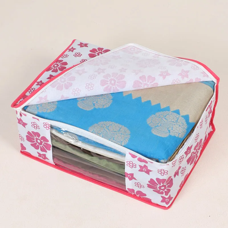 Aura Floral Saree Cover - Set Of Eight