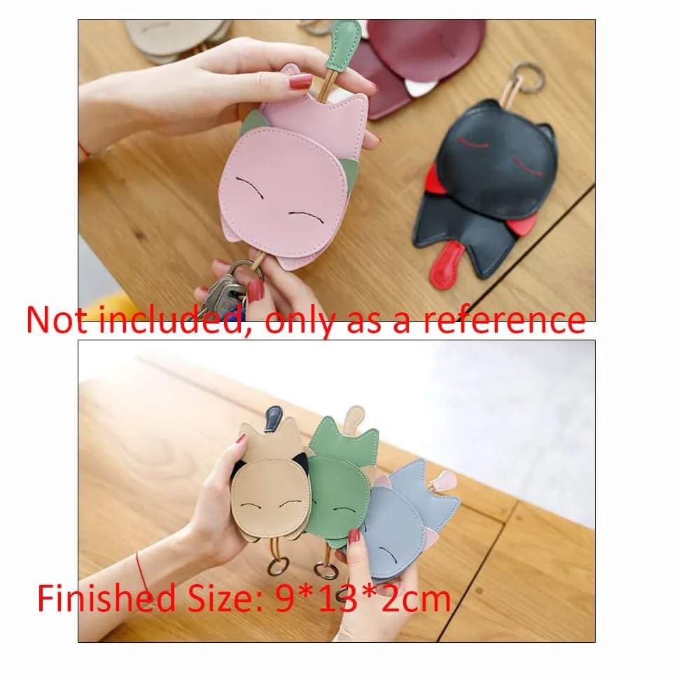 BABYLON™ Cat Cartoon Keychain Leather Pattern XBY-01