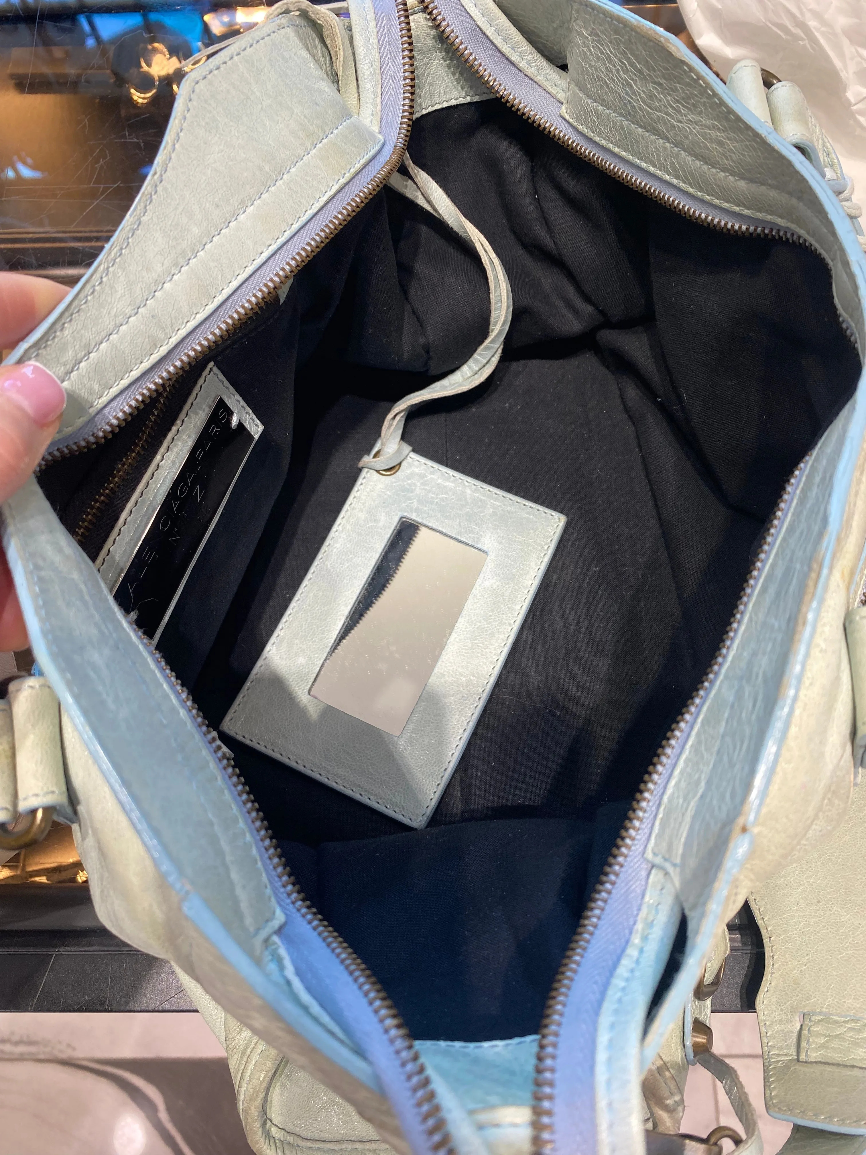 BALENCIAGA MOTOCROSS CLASSIC CITY BAG