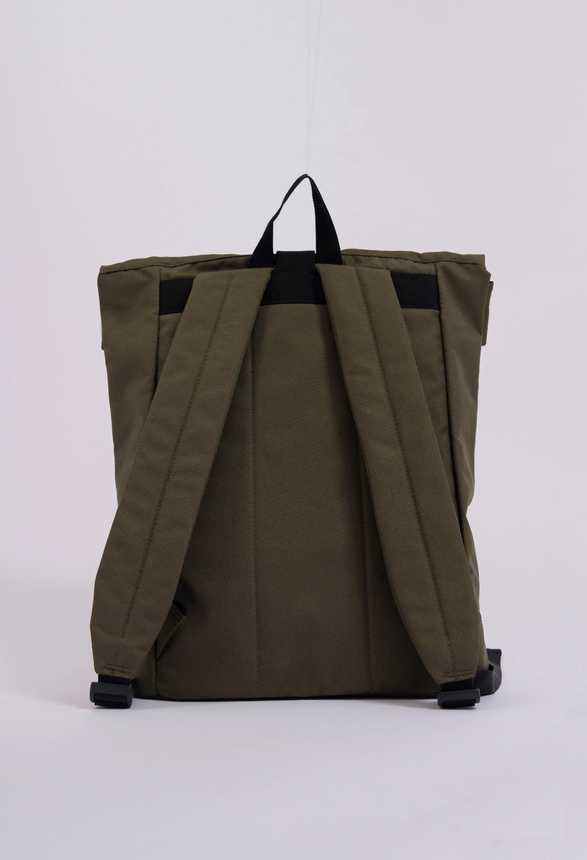 barn owl recycled roll-top backpack