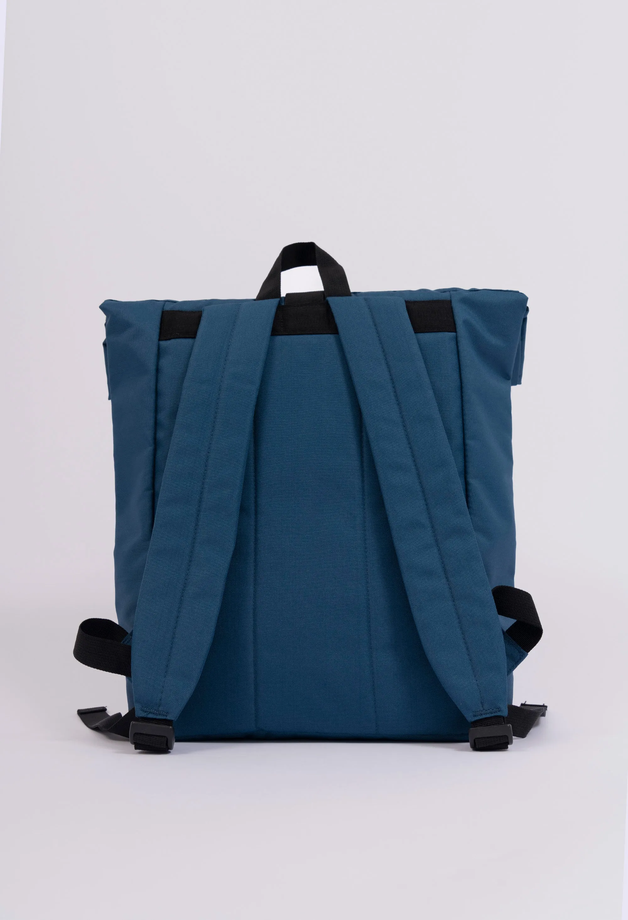 barn owl recycled roll-top backpack
