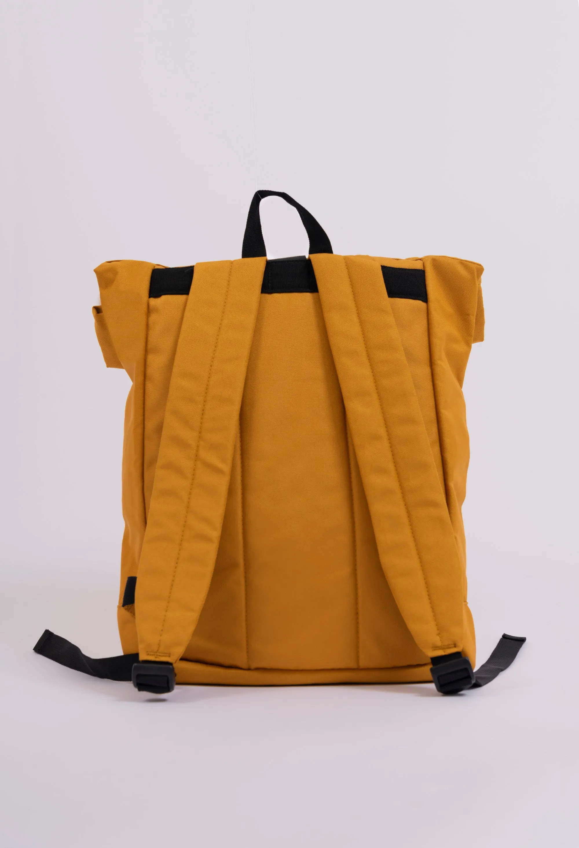 barn owl recycled roll-top backpack