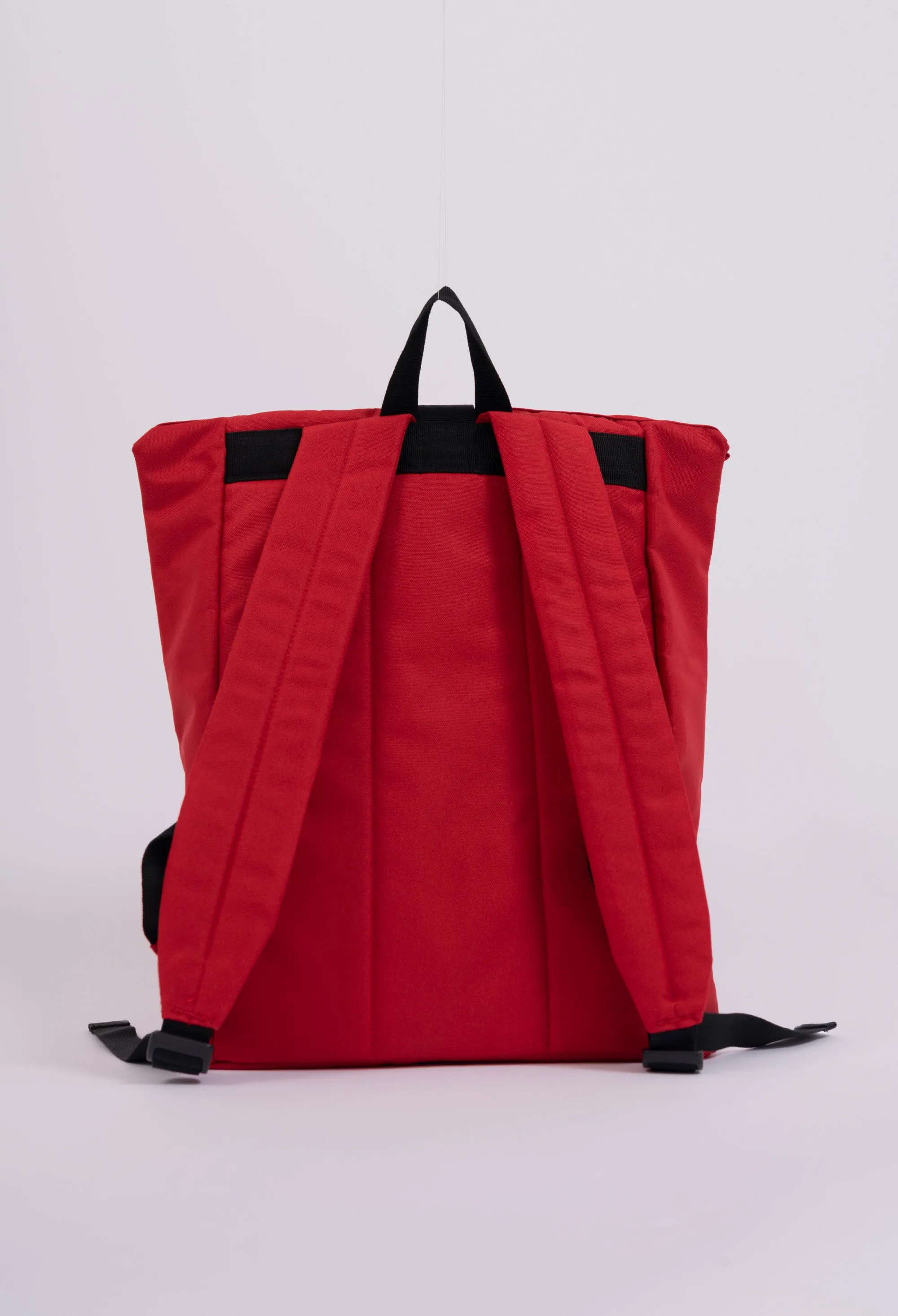 barn owl recycled roll-top backpack