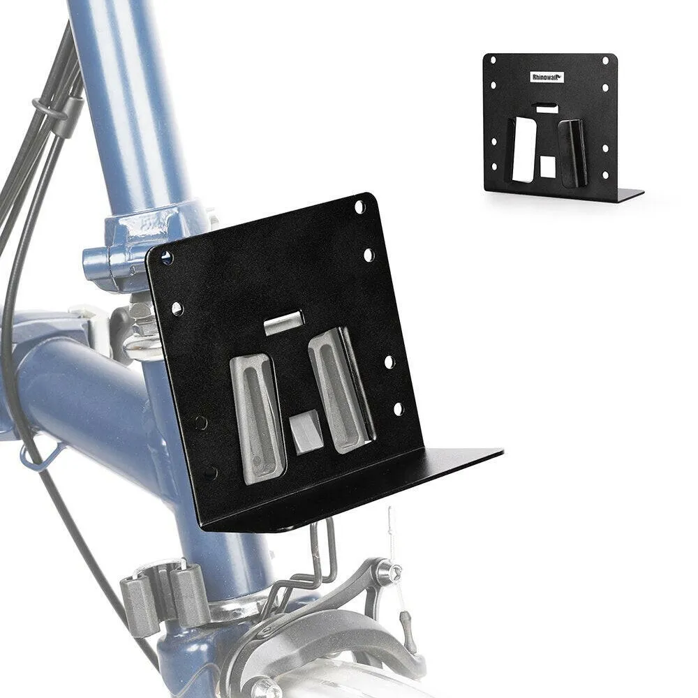 Bike Bag Adapter Folding Bike Front Bag Block Adapter For Brompton Bike Bike Bag Bracket Aluminum Alloy Bicycle Bag