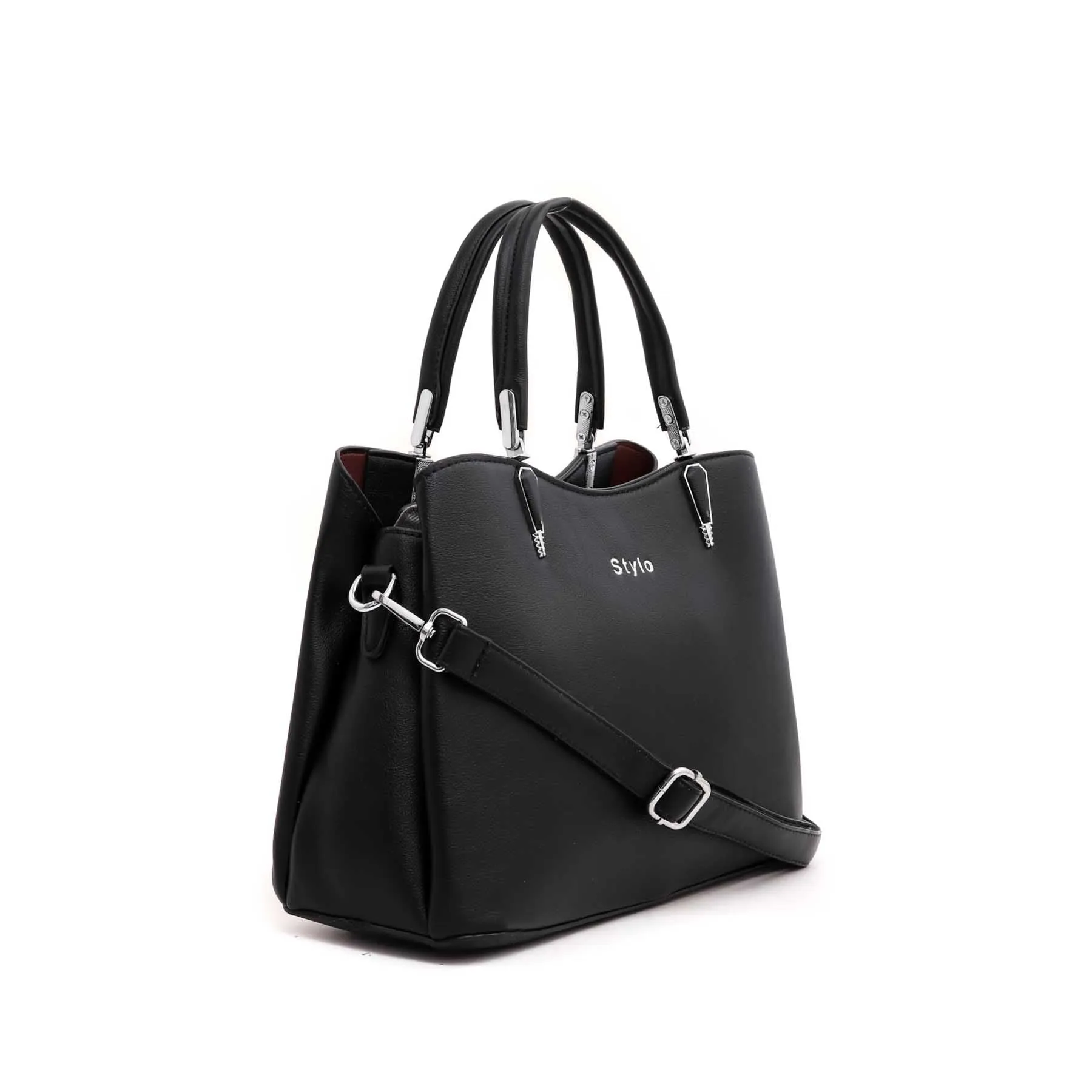 Black Formal Hand Bag P35968
