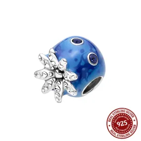 Blue Octopus Charm
