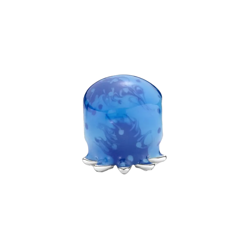 Blue Octopus Charm