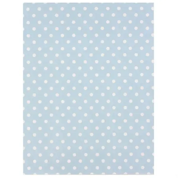 Blue Polka Dots Folded Gift Wrap