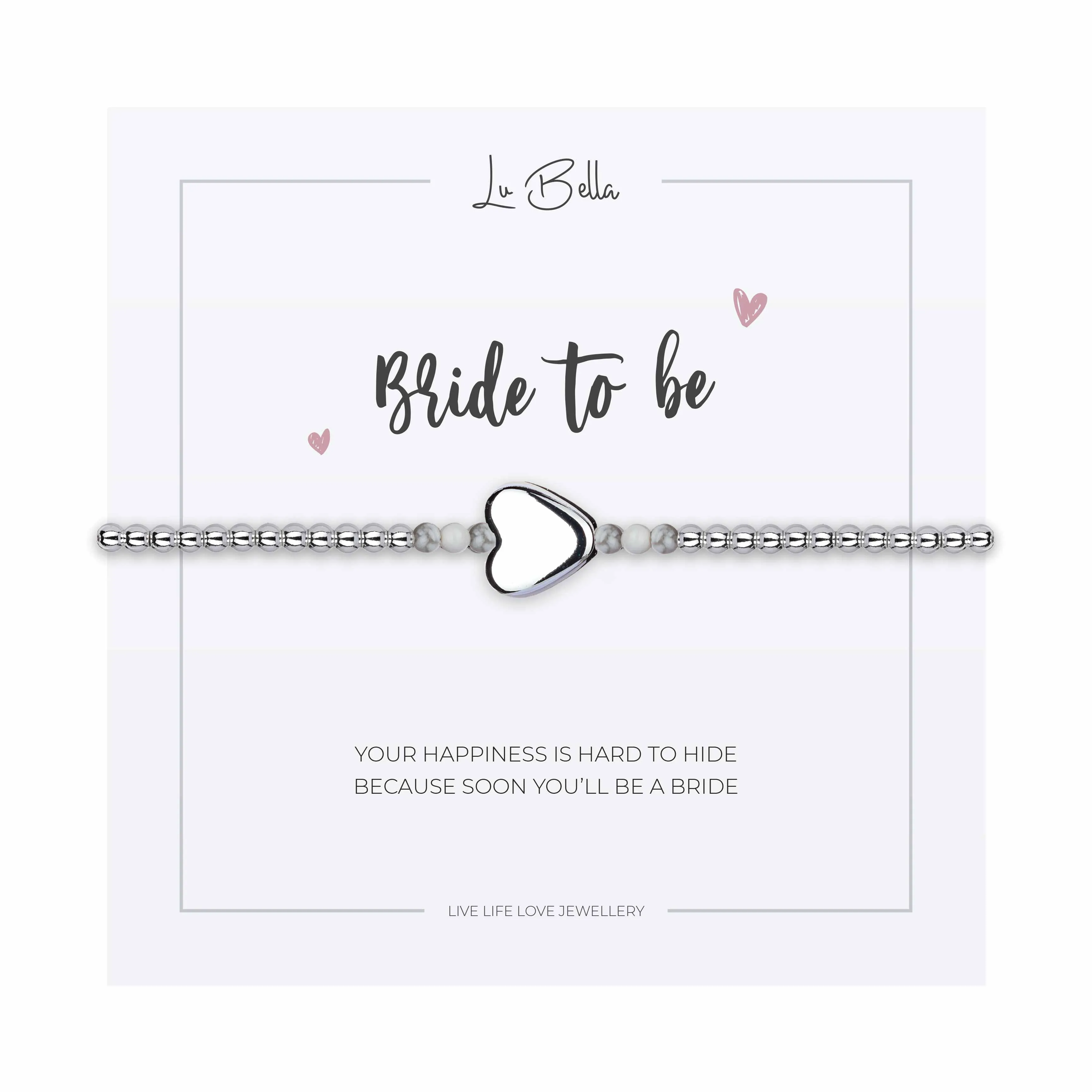 Bride To Be Engagement Sentiments Friendship Bracelet