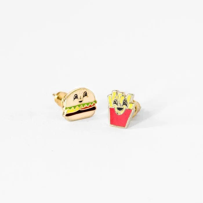Burgers And Fries Earrings