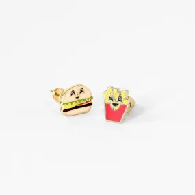 Burgers And Fries Earrings