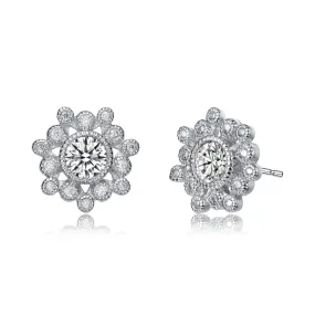 Camille Classic Flower Stud Earrings