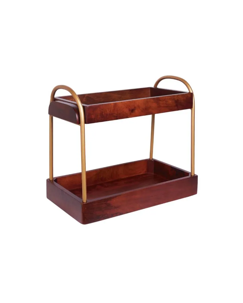 Casaduo Wooden Muti-Purpose Organizer | 13 x 8 x 12.5 inches