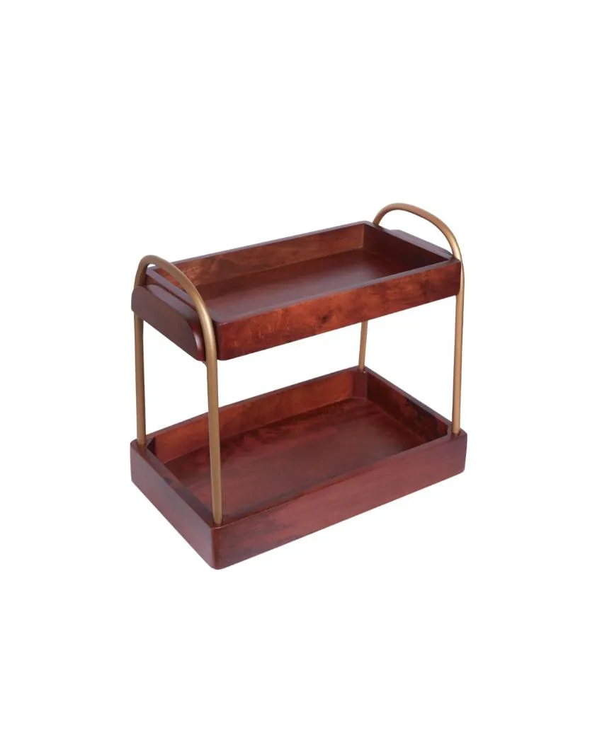 Casaduo Wooden Muti-Purpose Organizer | 13 x 8 x 12.5 inches