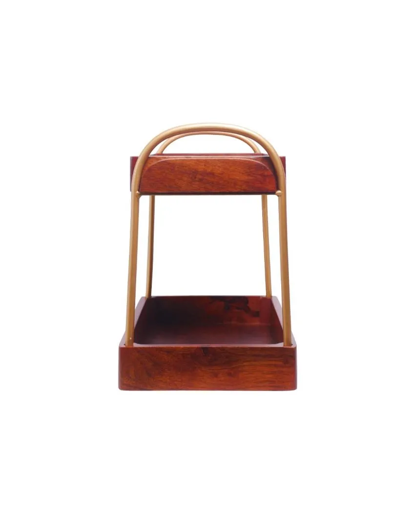 Casaduo Wooden Muti-Purpose Organizer | 13 x 8 x 12.5 inches