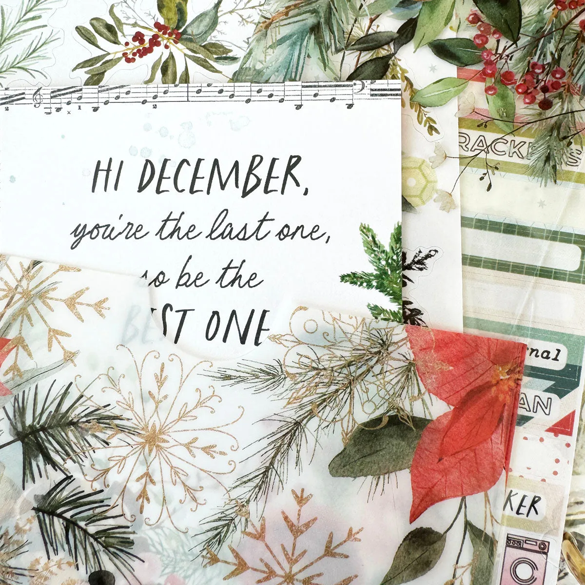 Cedar & Snow Planner Kit - Choose your insert or notebook - December 2024