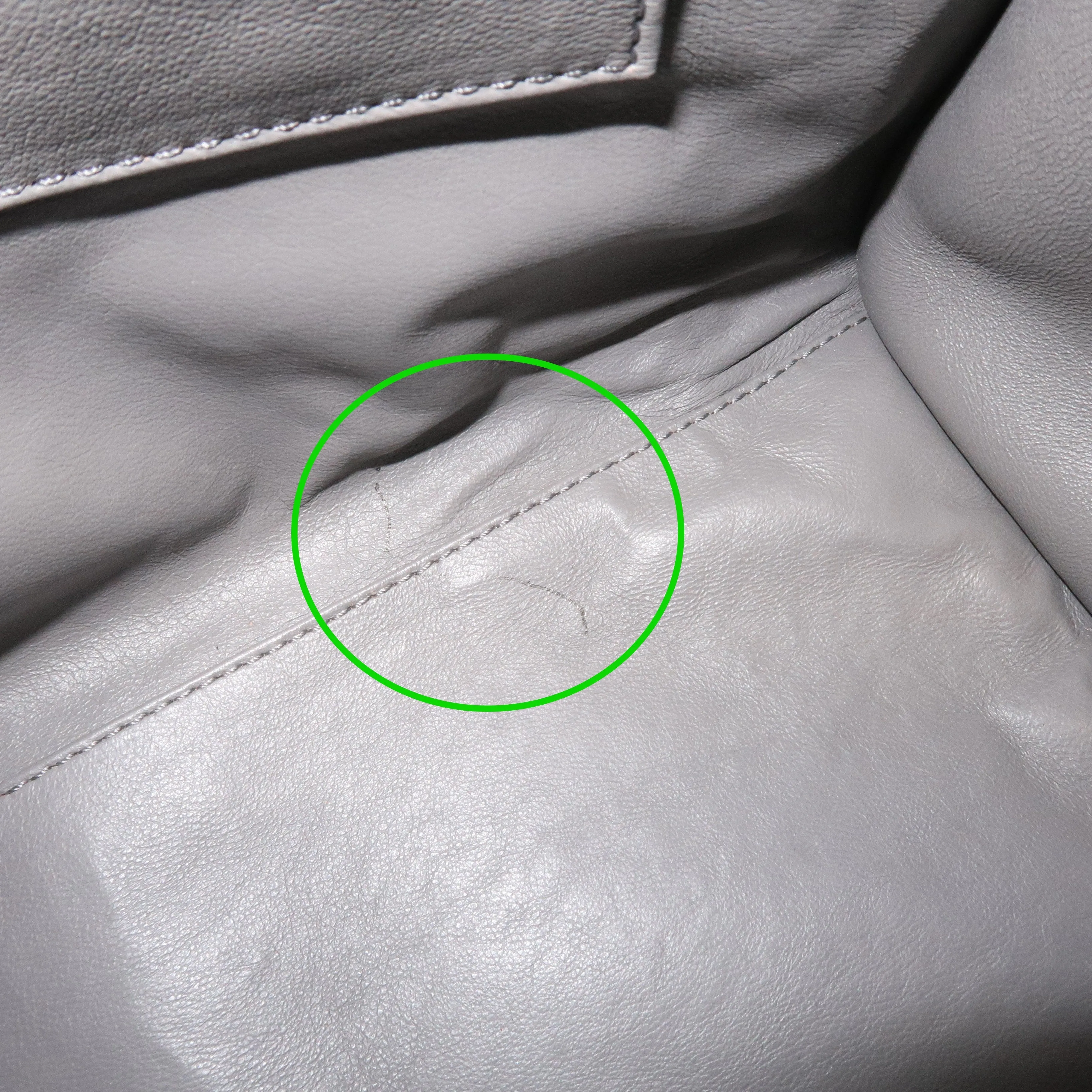 CELINE Luggage Mini Shopper Hand Bag Leather 165213 Beige