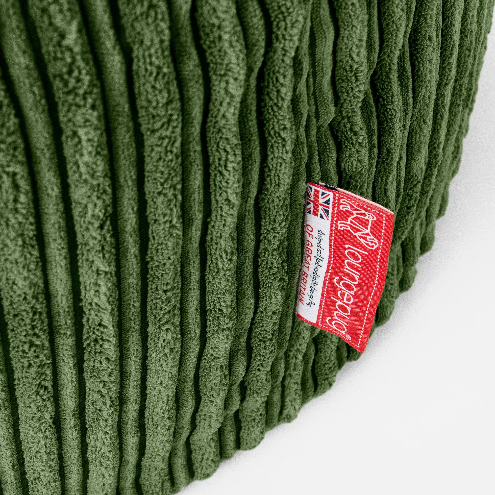Charles Vintish Children's Bean Bag 2-6 yr - Cord Forest Green