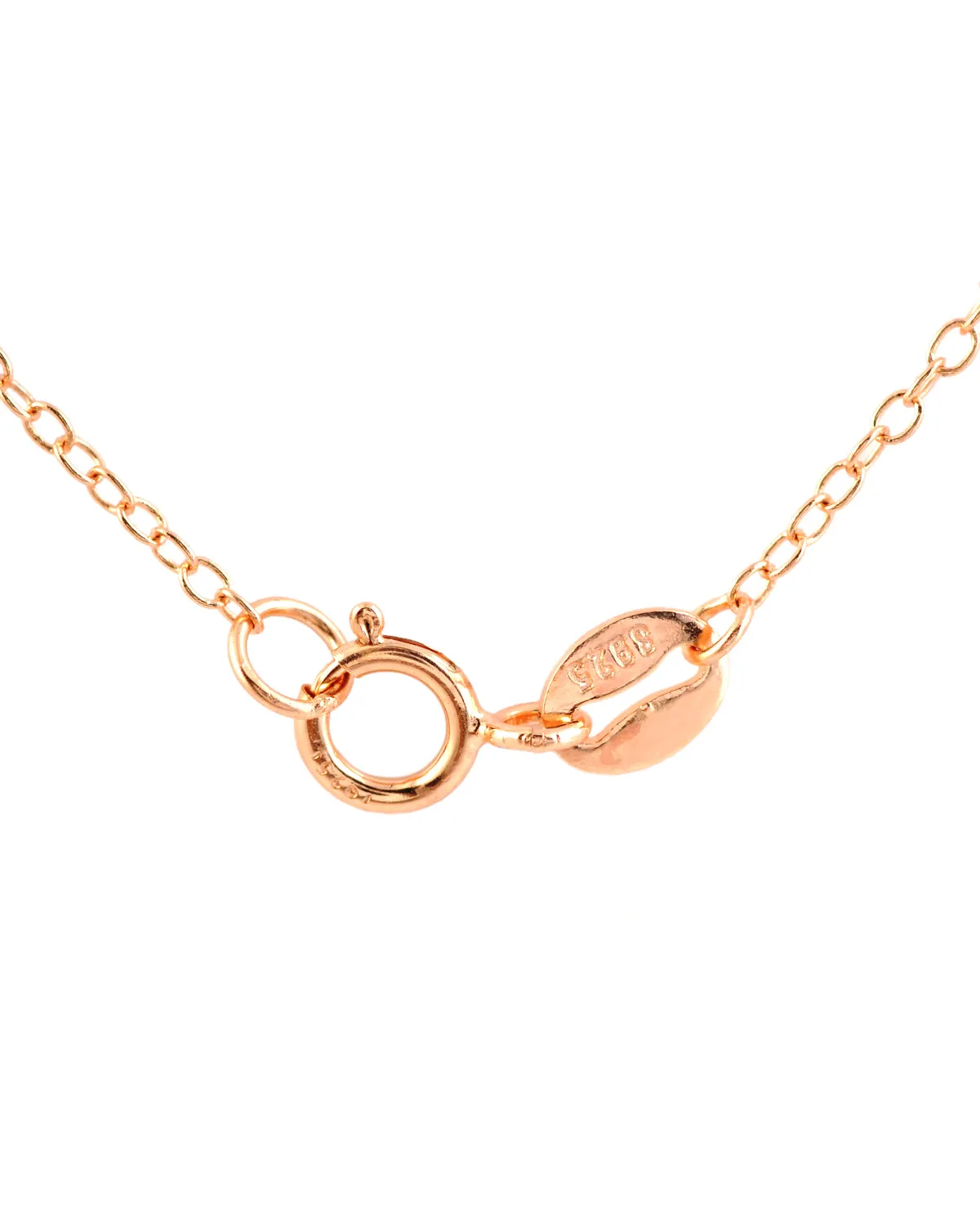 Charlotte Rose Plated Round Bezel Set Necklace