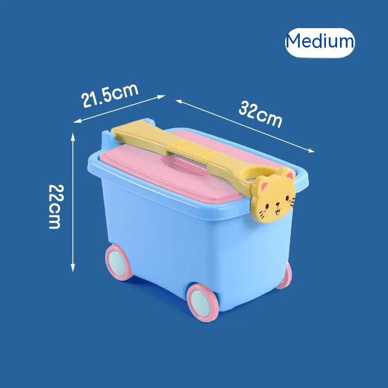 Children's Cartoon Toy Building Block Storage Box