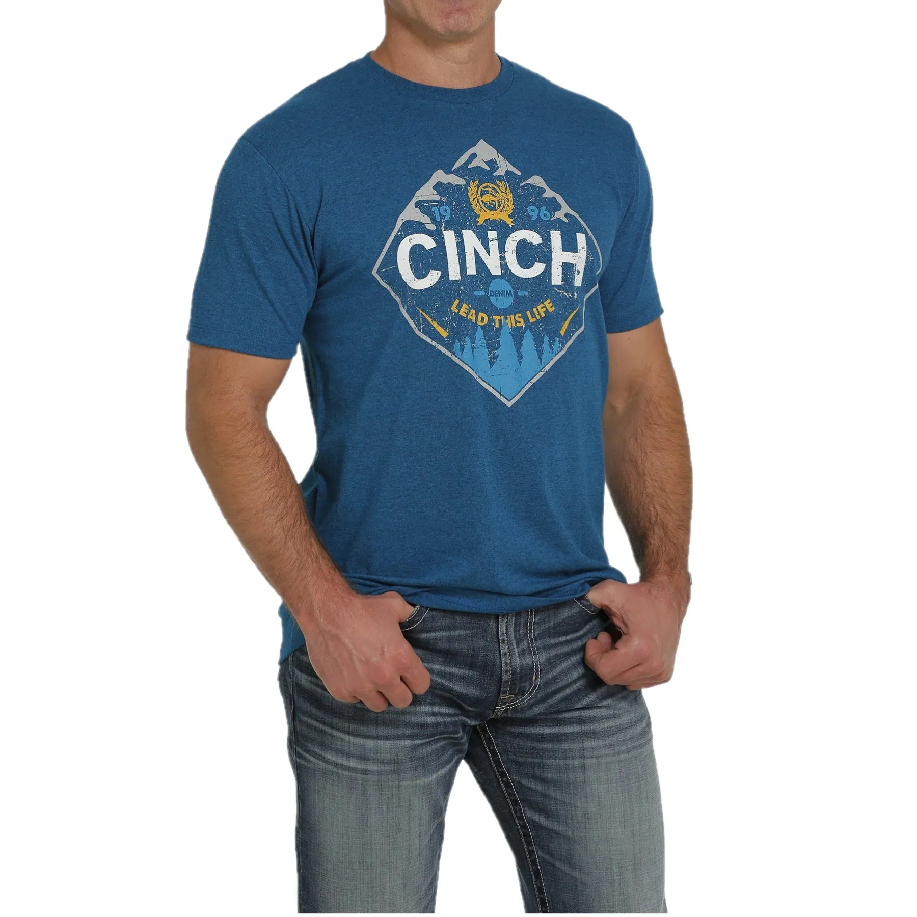 Cinch Mountain Graphic T-Shirt - Teal