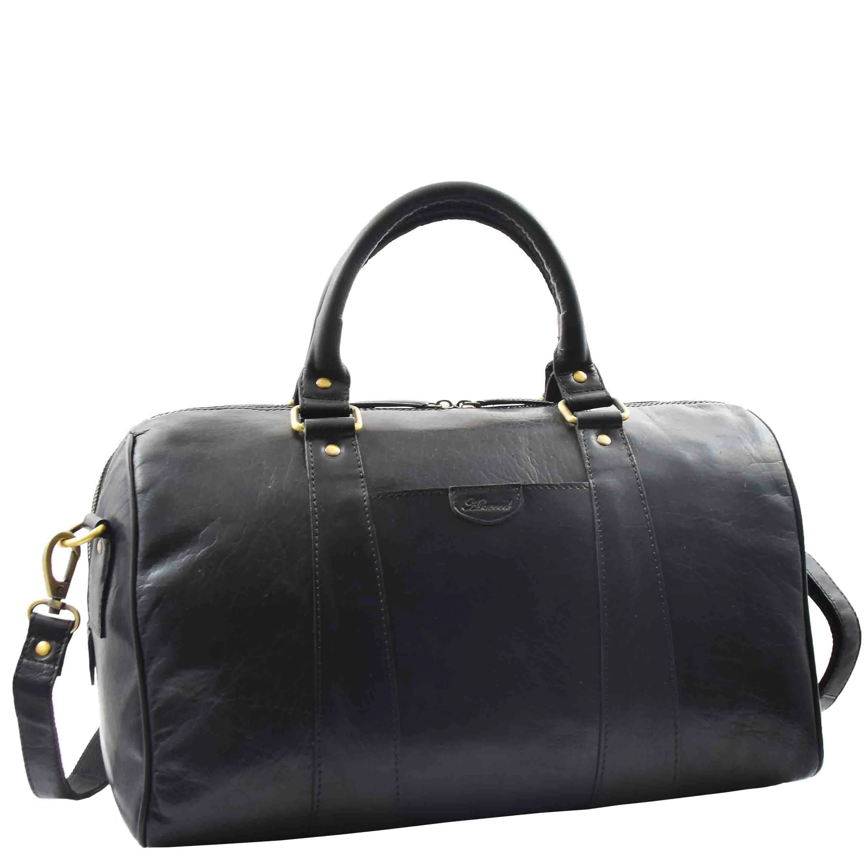 Classic Two Tone Weekend Bag Genoa Black