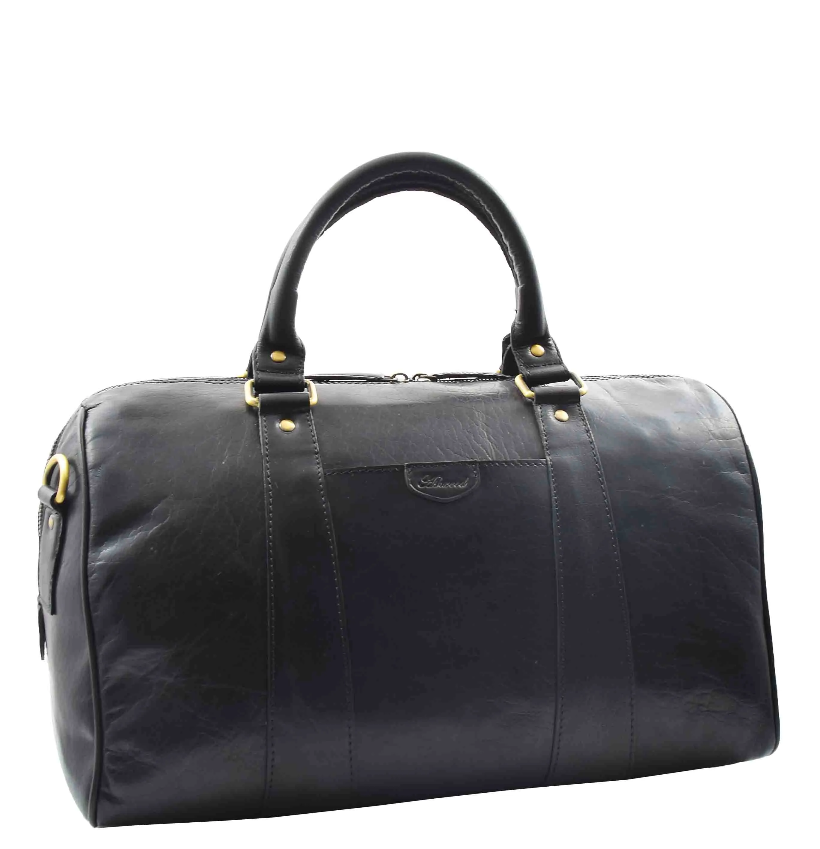 Classic Two Tone Weekend Bag Genoa Black