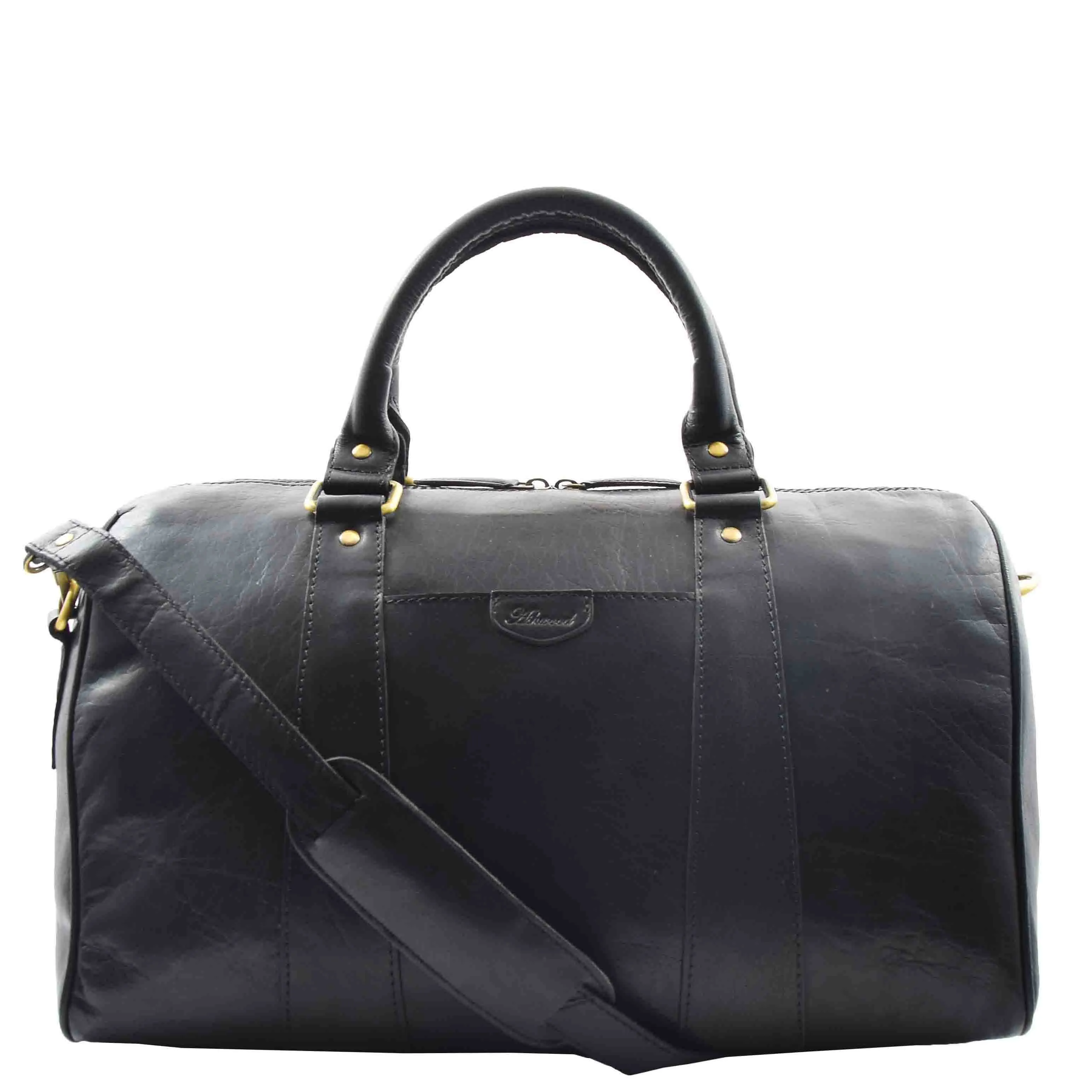 Classic Two Tone Weekend Bag Genoa Black
