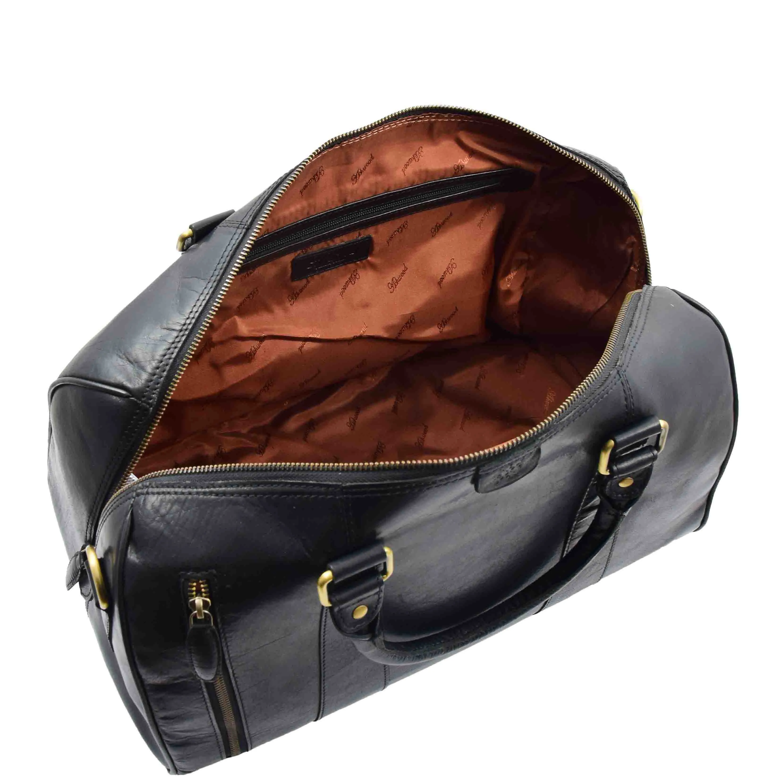 Classic Two Tone Weekend Bag Genoa Black