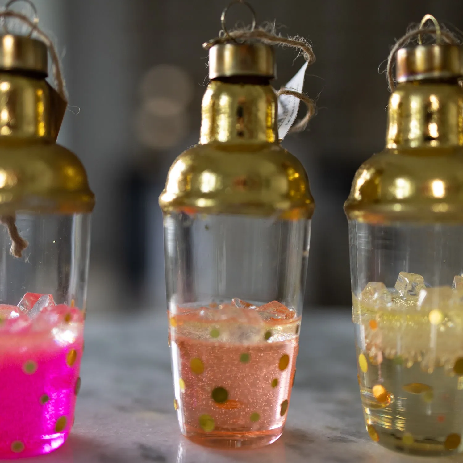 Cocktail Shaker Holiday Ornament