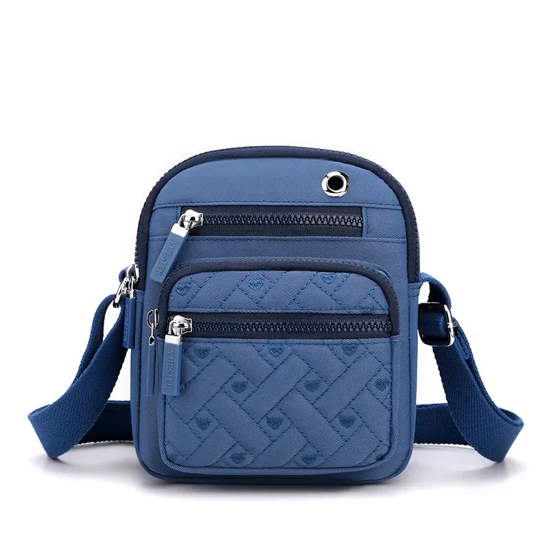 Compact Quilted Crossbody Bag