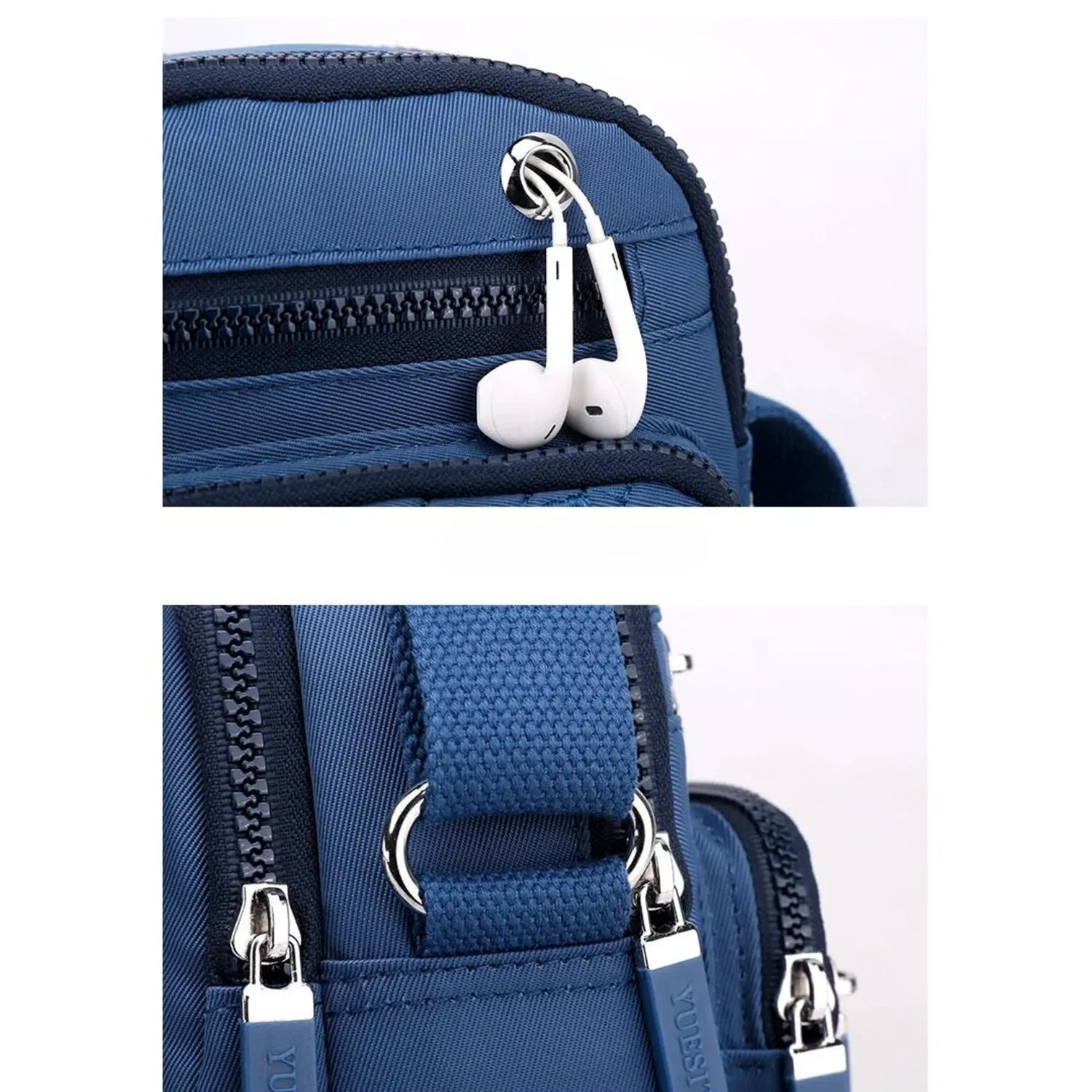 Compact Quilted Crossbody Bag