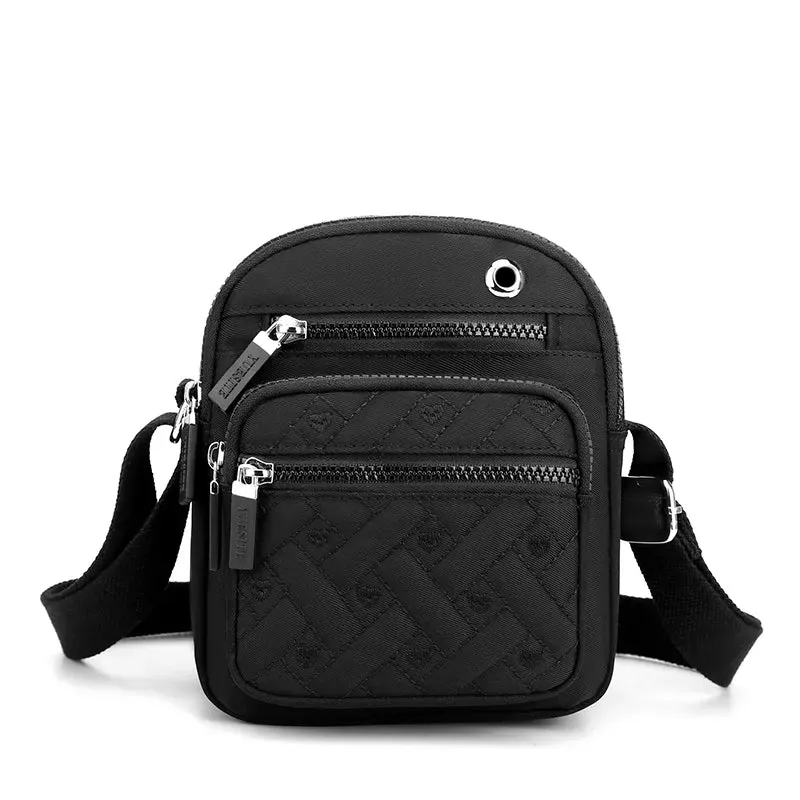Compact Quilted Crossbody Bag