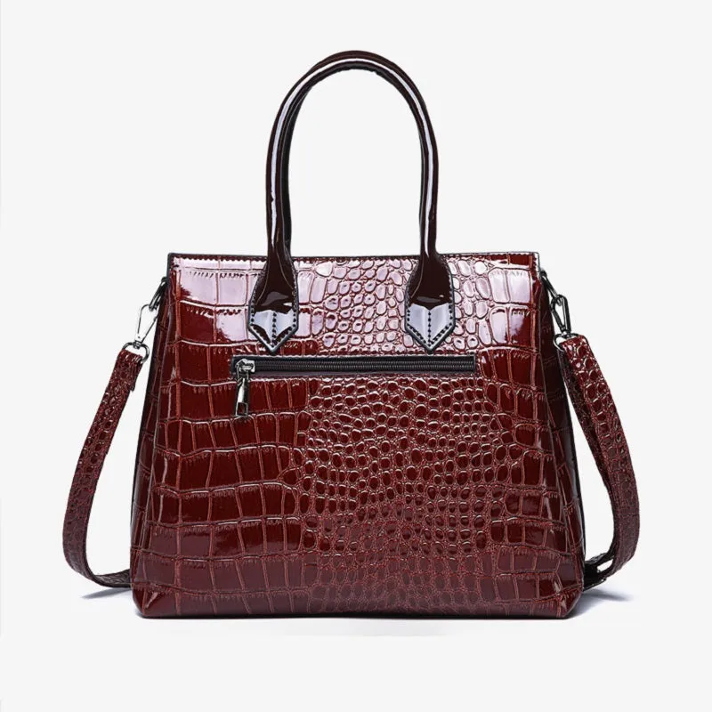 Crocodile Pattern Handbag