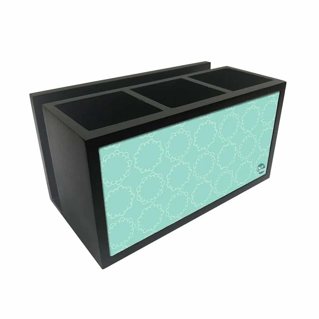 Cutlery Tissue Holder Napkin Stand -  Flower Pattern
