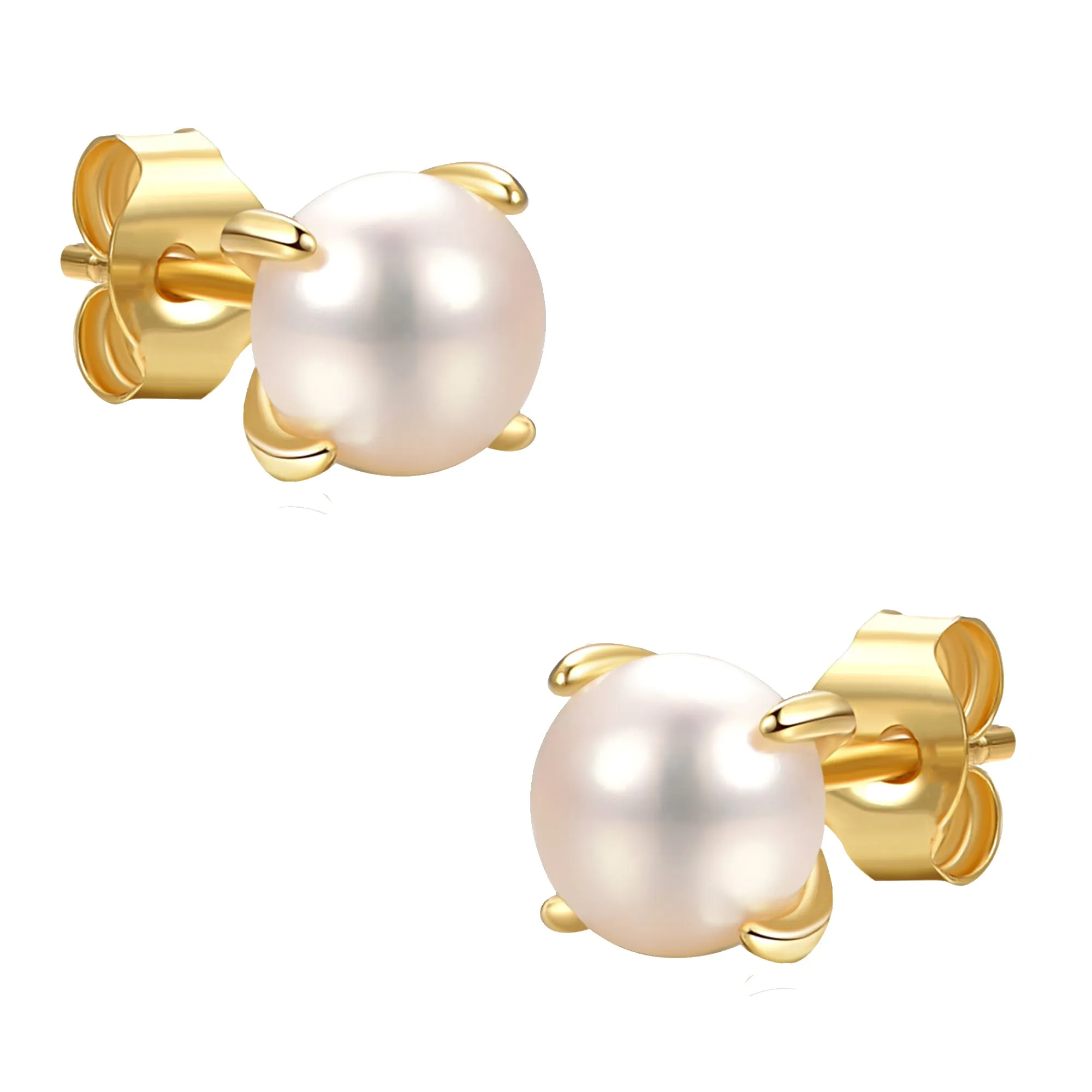 Delphine Mini Classic Freshwater Pearl Stud Earrings