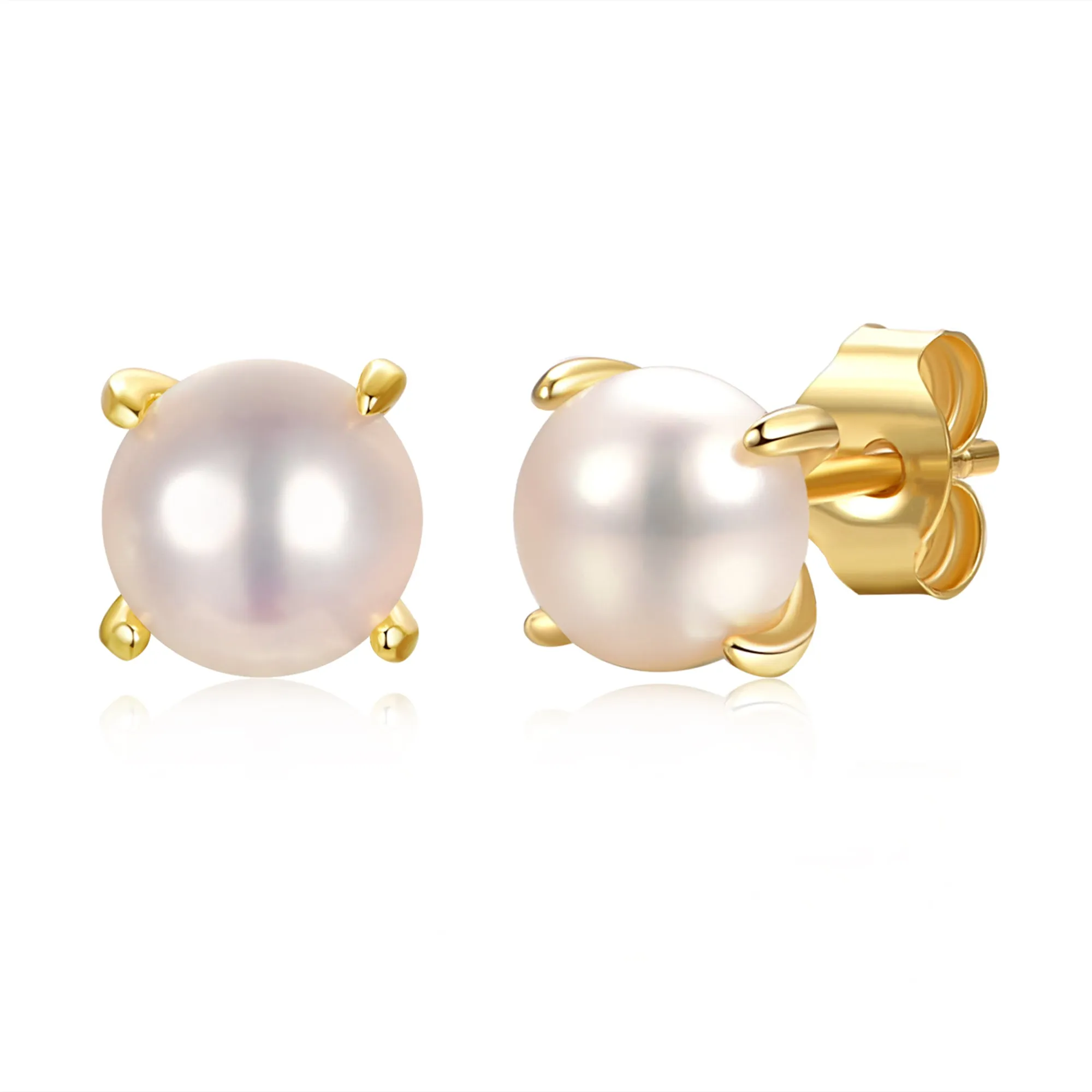 Delphine Mini Classic Freshwater Pearl Stud Earrings
