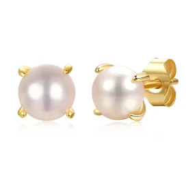Delphine Mini Classic Freshwater Pearl Stud Earrings