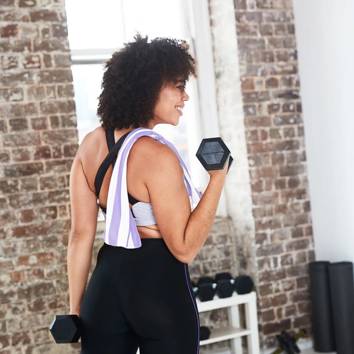 Dock & Bay Cooling Gym Towel - Lombok Lilac - Outlet