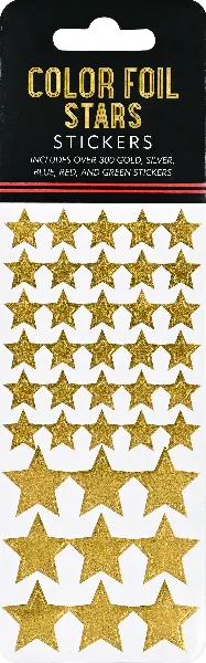 Foil Stars Sticker Set
