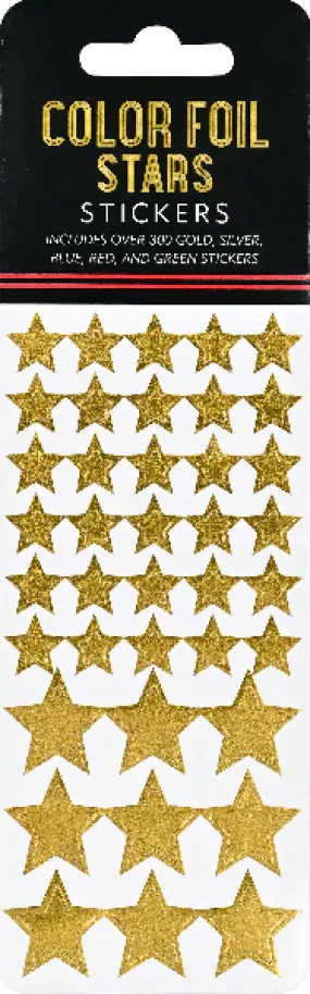 Foil Stars Sticker Set