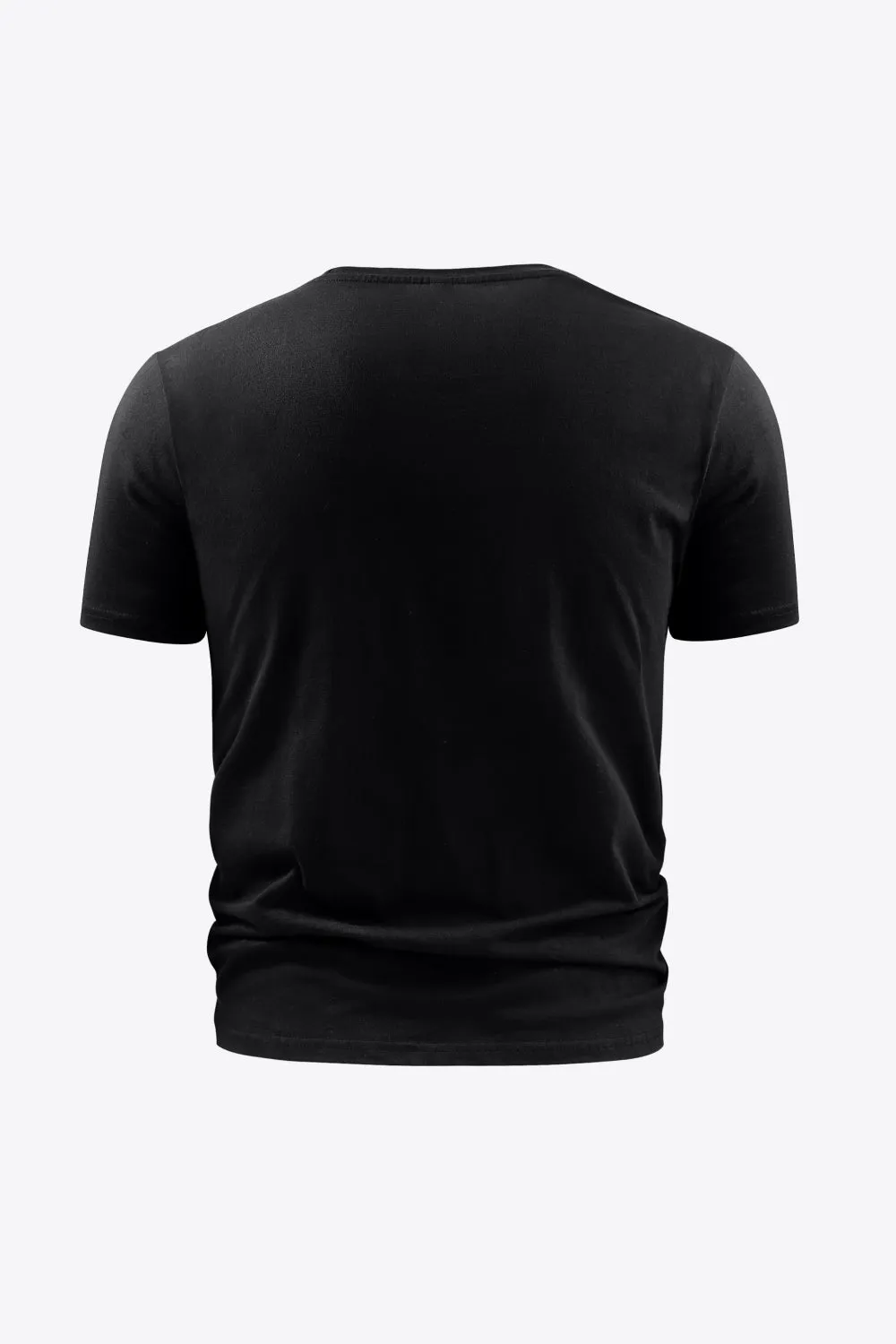 Full Size Graphic Round Neck Short Sleeve Cotton T-Shirt