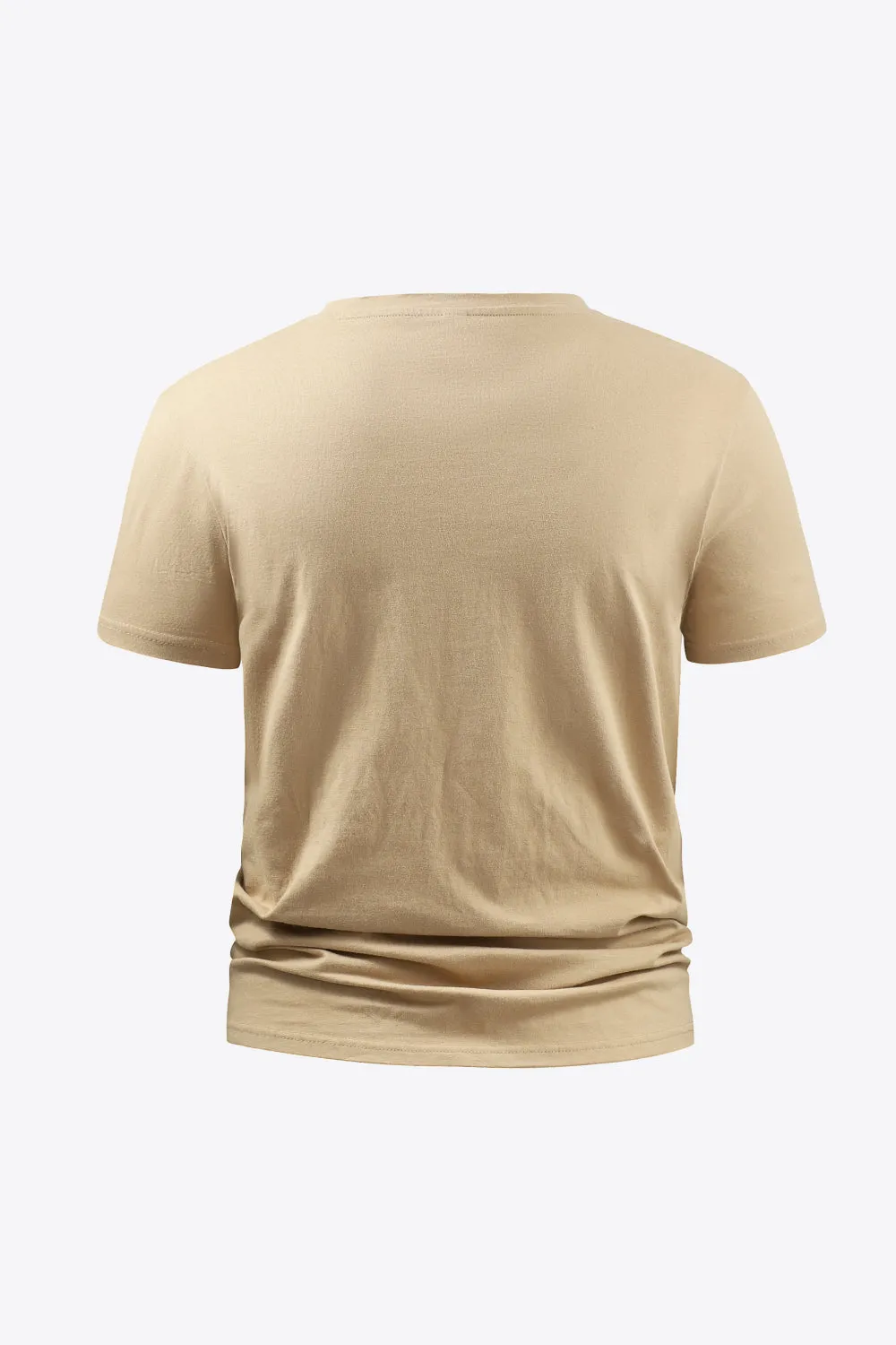 Full Size Graphic Round Neck Short Sleeve Cotton T-Shirt