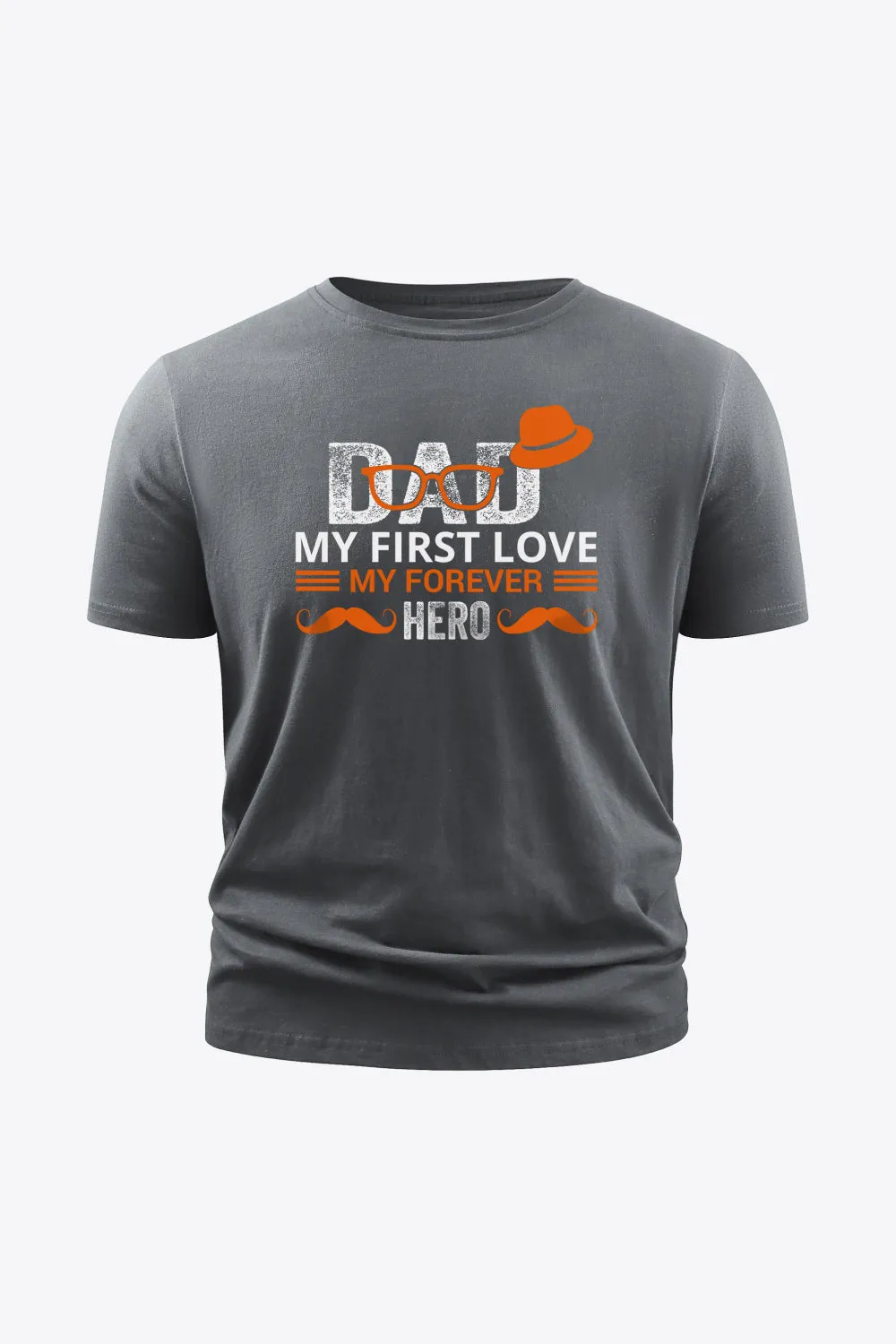 Full Size Graphic Round Neck Short Sleeve Cotton T-Shirt