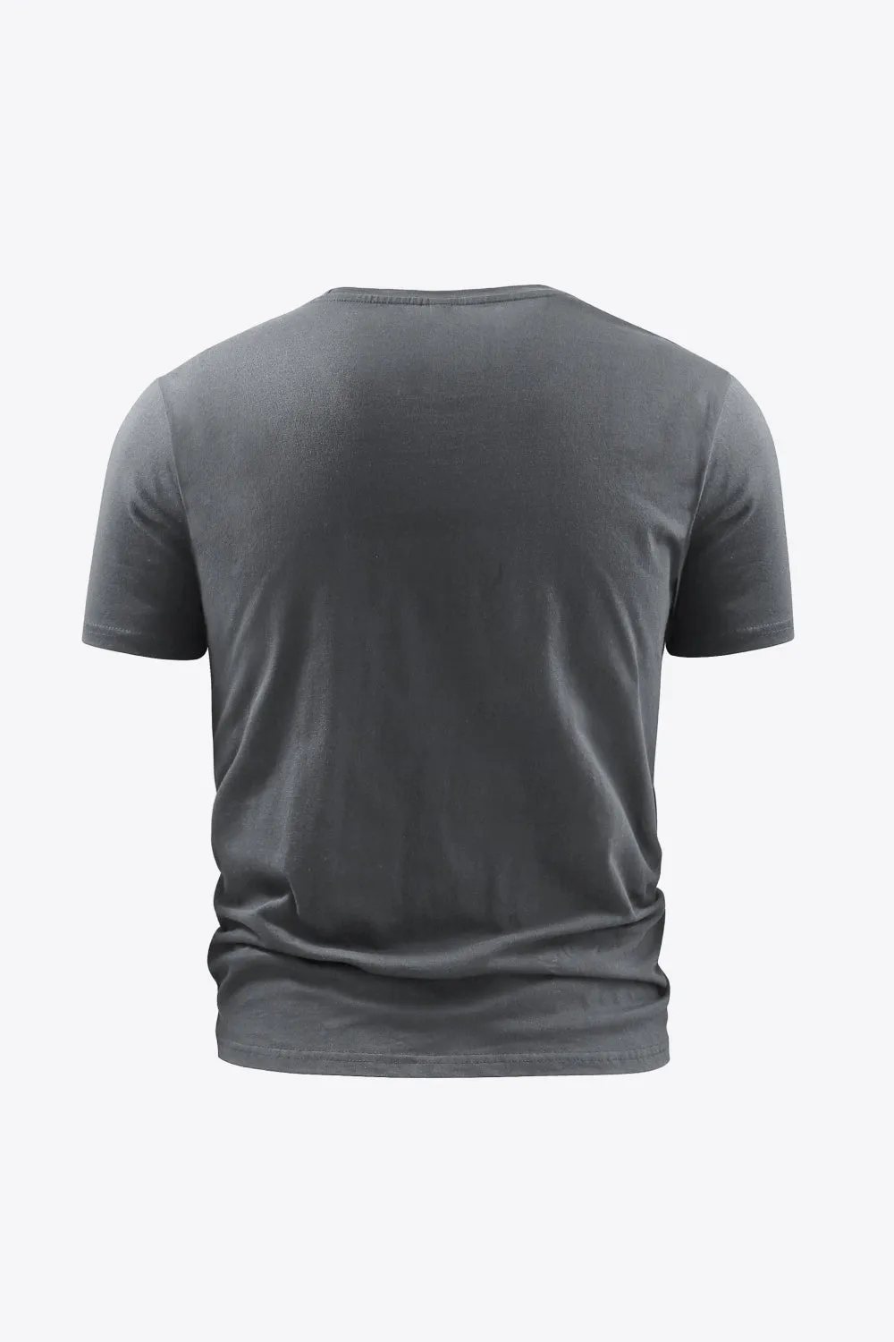 Full Size Graphic Round Neck Short Sleeve Cotton T-Shirt