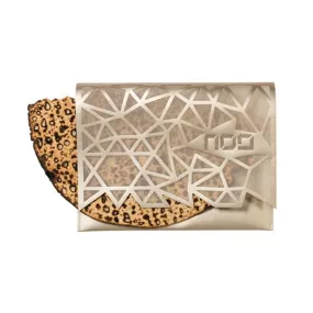 Geometric Afikomen Cover in Gold by Apeloig Collection