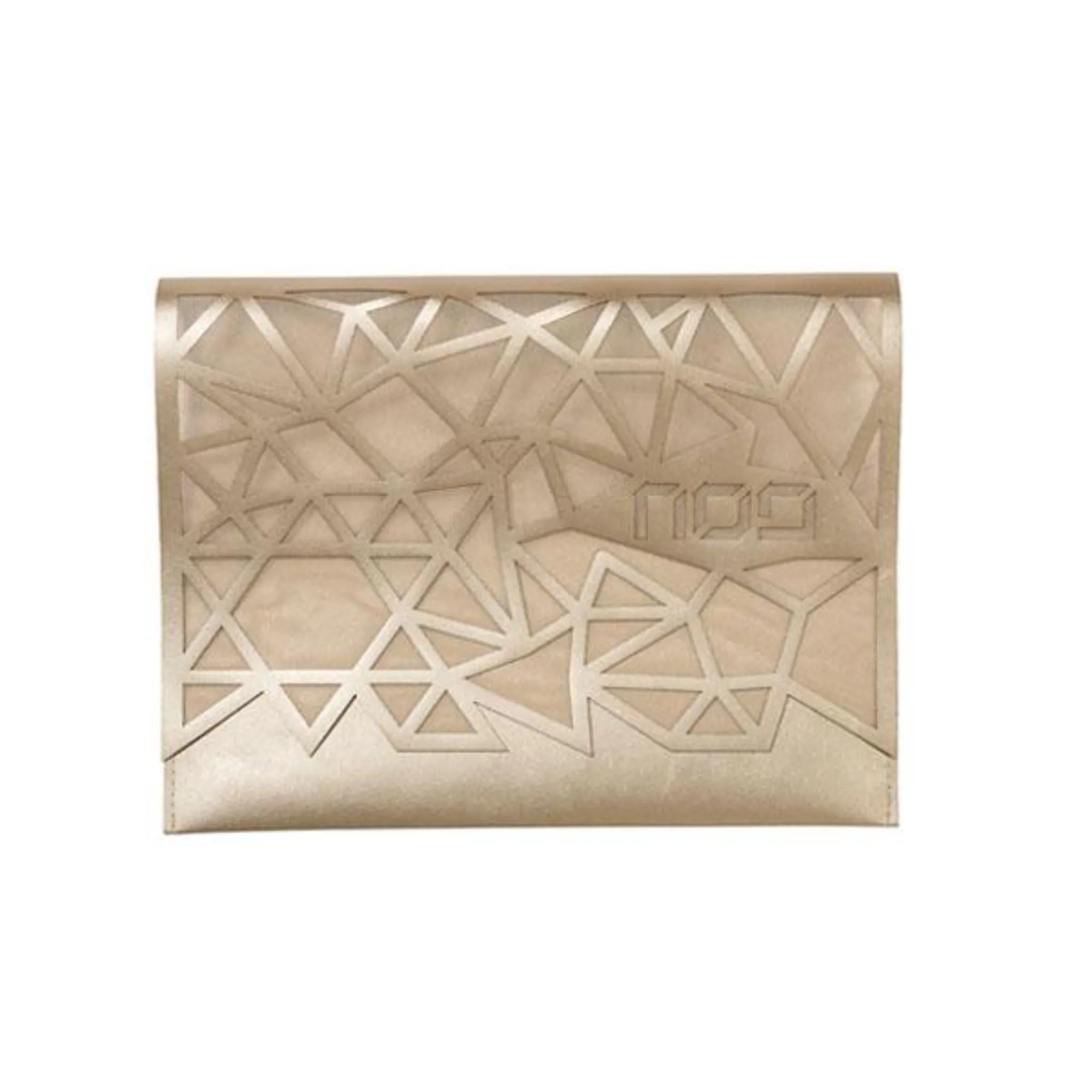 Geometric Afikomen Cover in Gold by Apeloig Collection